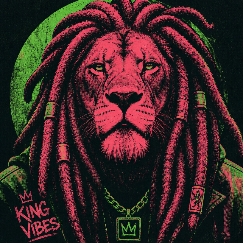 Portrait of Analog the Lion